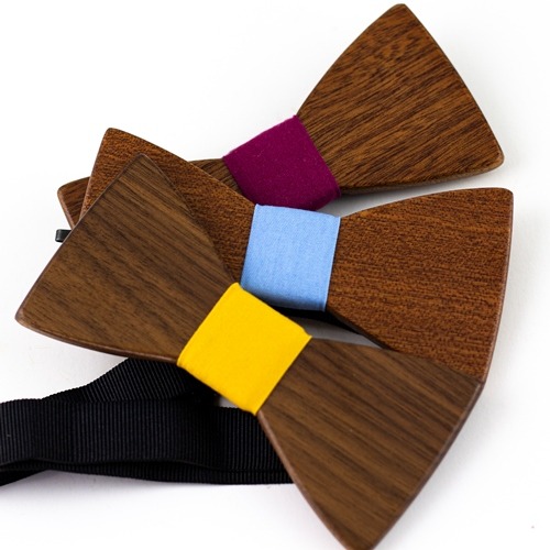 NOEUDS PAPILLON EN BOIS